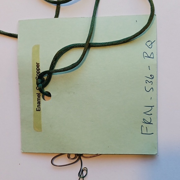 Dragonfly Necklace Vintage Hand Crafted Wire  #eshopchicago Artist - Picture 5 of 5